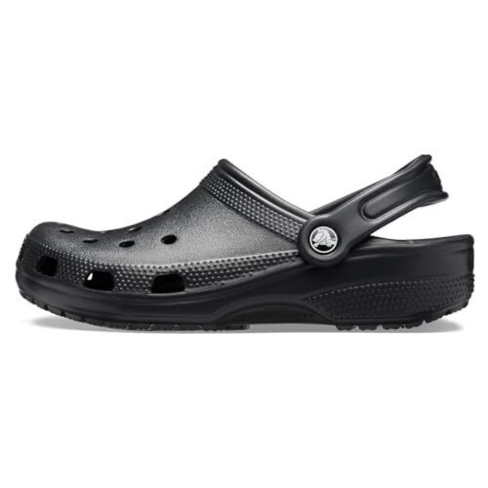 CROCS UNISEX-ADULT CLASSIC CLOG, CLOGS FOR WOMEN AND MEN, BLACK, 11 WOMEN/9 MEN